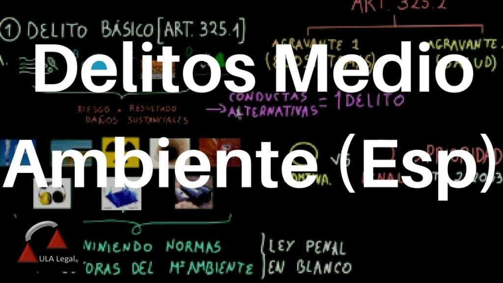 Aspectos legales de los delitos contra el medio ambiente
