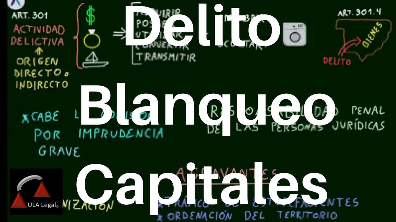 Aspectos legales de los delitos de blanqueo de capitales