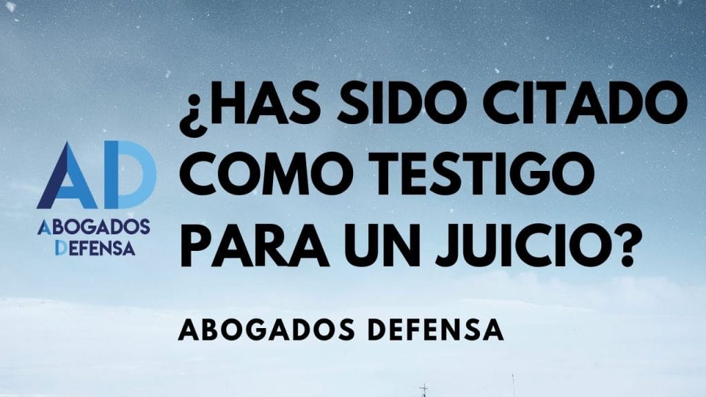 El papel de los testigos en el juicio penal