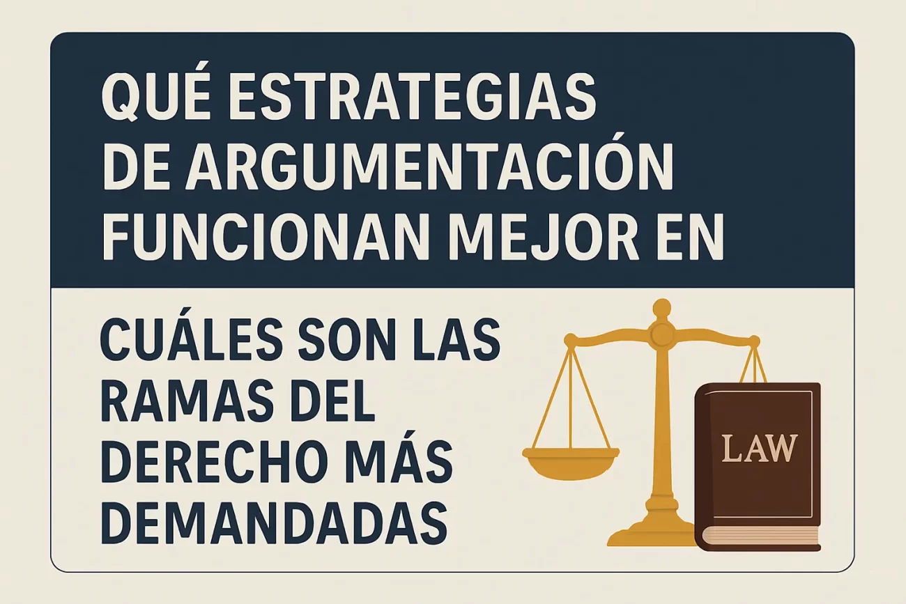 que-estrategias-de-argumentacion-funcionan-mejor-en-Cuales-son-las-ramas-del-Derecho-mas-demandadas | C. Abogados News qué estrategias de argumentación funcionan mejor en Cuáles son las ramas del Derecho más demandadas