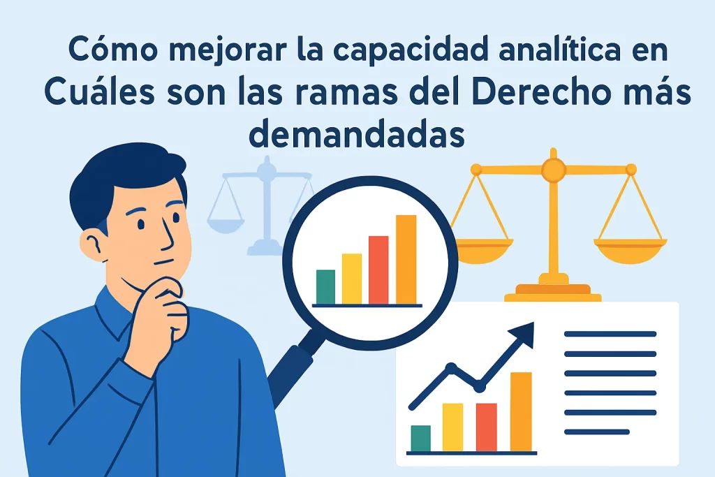 cómo mejorar la capacidad analítica en Cuáles son las ramas del Derecho más demandadas