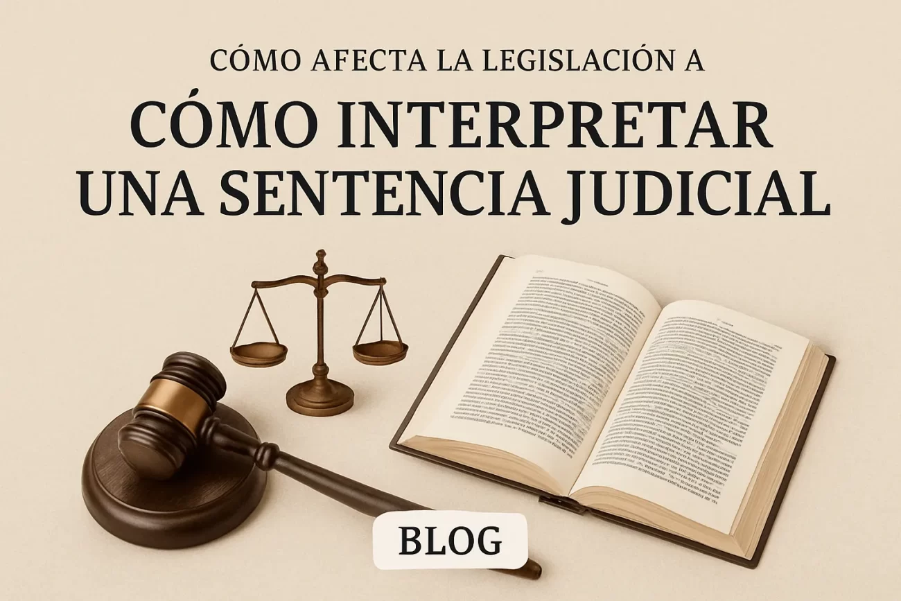 cómo afecta la legislación a Cómo interpretar una sentencia judicial