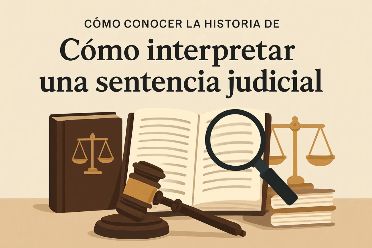 cómo conocer la historia de Cómo interpretar una sentencia judicial