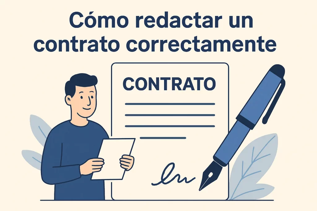 cómo resolver Cómo redactar un contrato correctamente