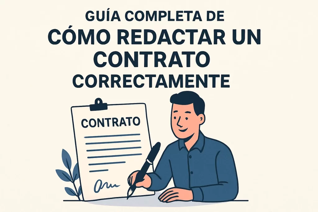 guía completa de Cómo redactar un contrato correctamente