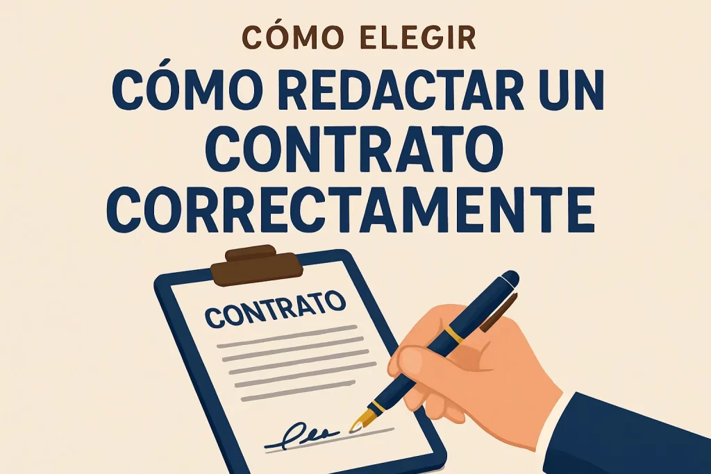 cómo elegir Cómo redactar un contrato correctamente