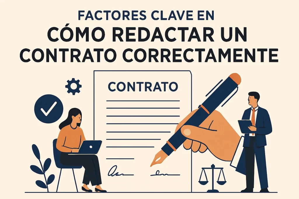 factores clave en Cómo redactar un contrato correctamente