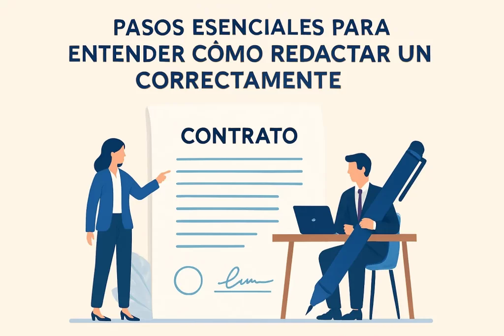 pasos esenciales para entender Cómo redactar un contrato correctamente