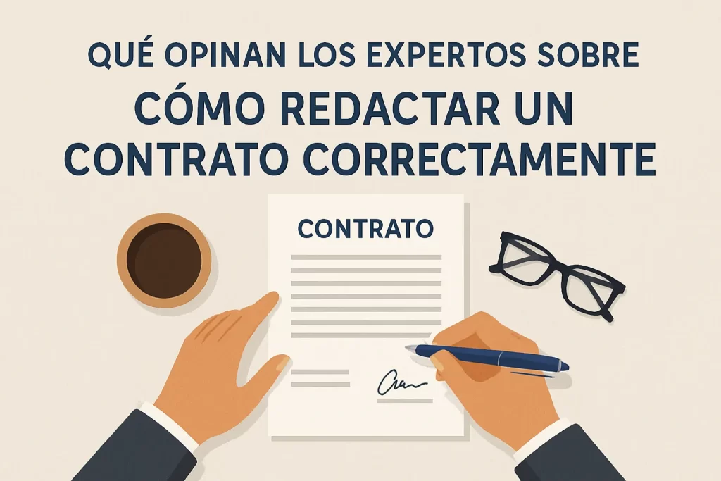 qué opinan los expertos sobre Cómo redactar un contrato correctamente