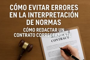 como-evitar-errores-en-la-interpretacion-de-normas-Como-redactar-un-contrato-correctamente | C. Abogados News cómo evitar errores en la interpretación de normas Cómo redactar un contrato correctamente