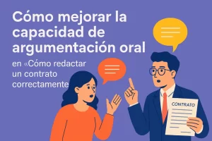 cómo mejorar la capacidad de argumentación oral en Cómo redactar un contrato correctamente