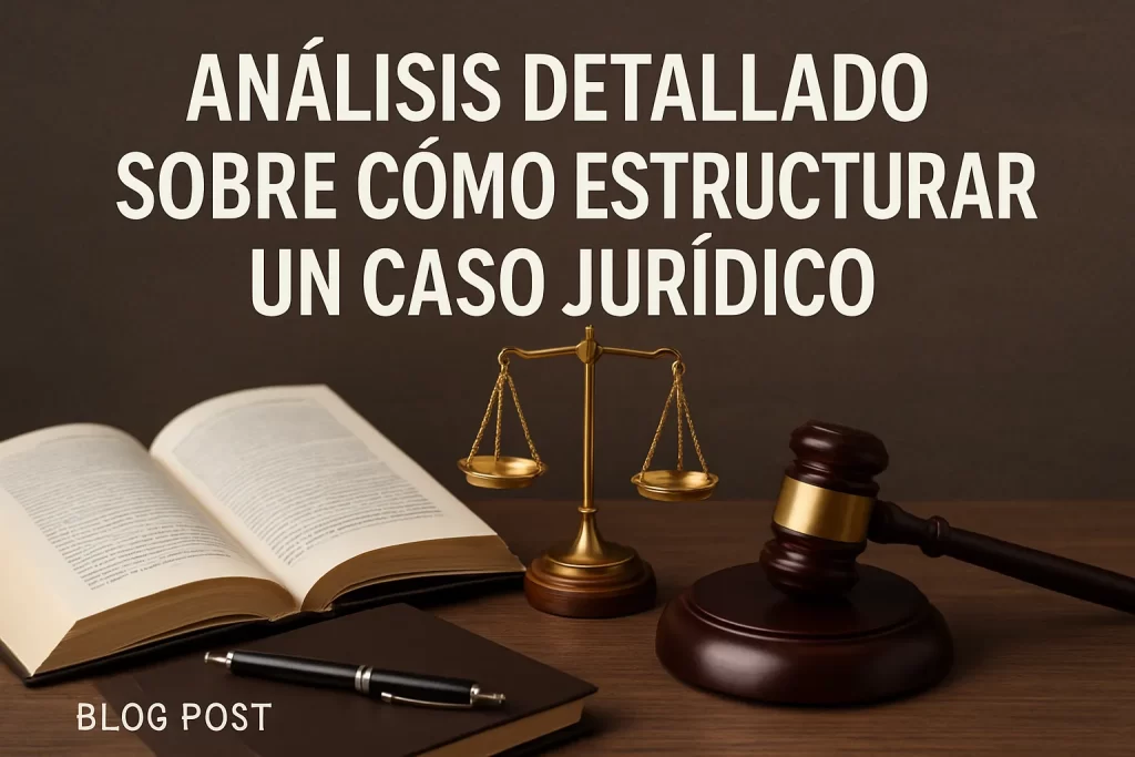 análisis detallado sobre Cómo estructurar un caso jurídico