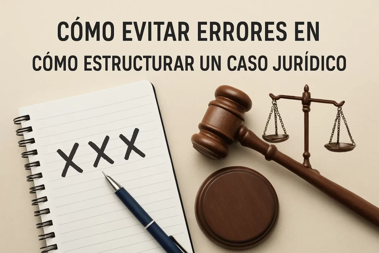 cómo evitar errores en Cómo estructurar un caso jurídico