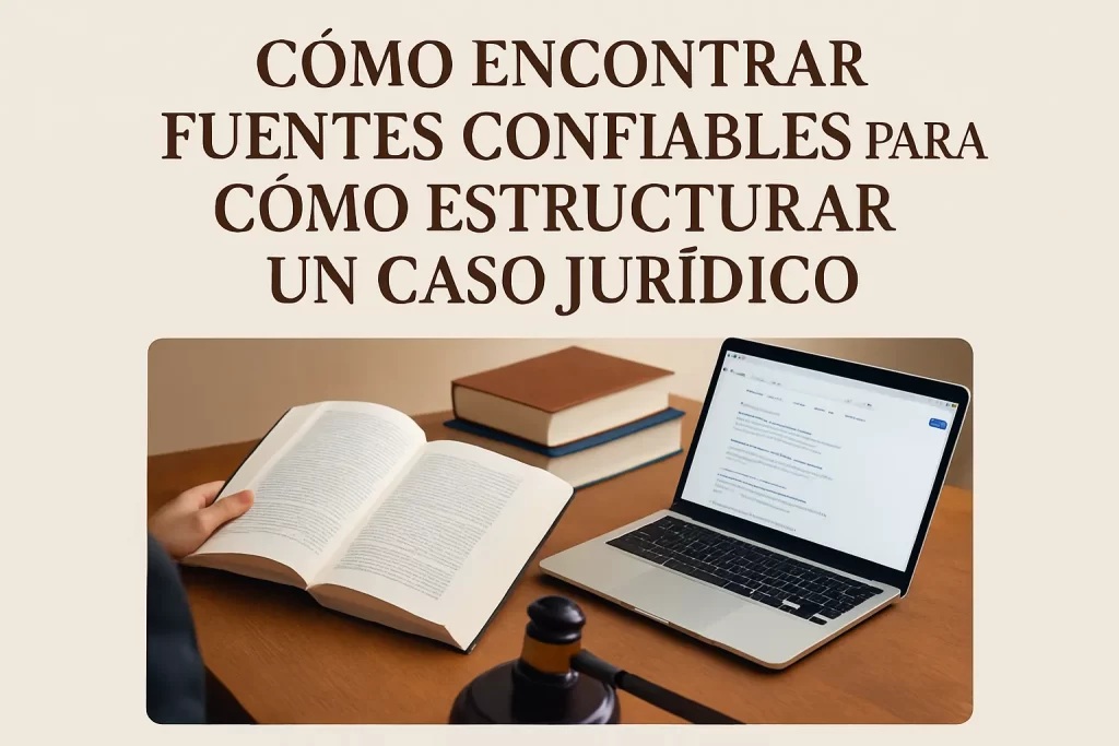 cómo encontrar fuentes confiables para Cómo estructurar un caso jurídico