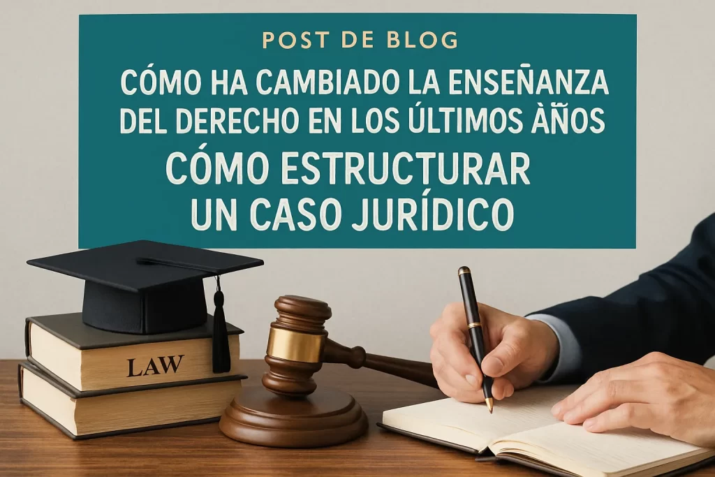 cómo ha cambiado la enseñanza del Derecho en los últimos años Cómo estructurar un caso jurídico