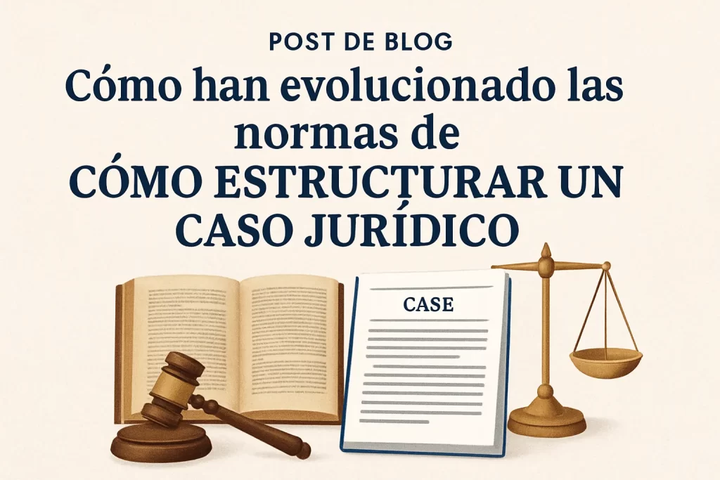 cómo han evolucionado las normas de Cómo estructurar un caso jurídico