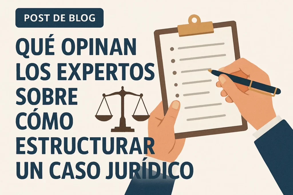 qué opinan los expertos sobre Cómo estructurar un caso jurídico