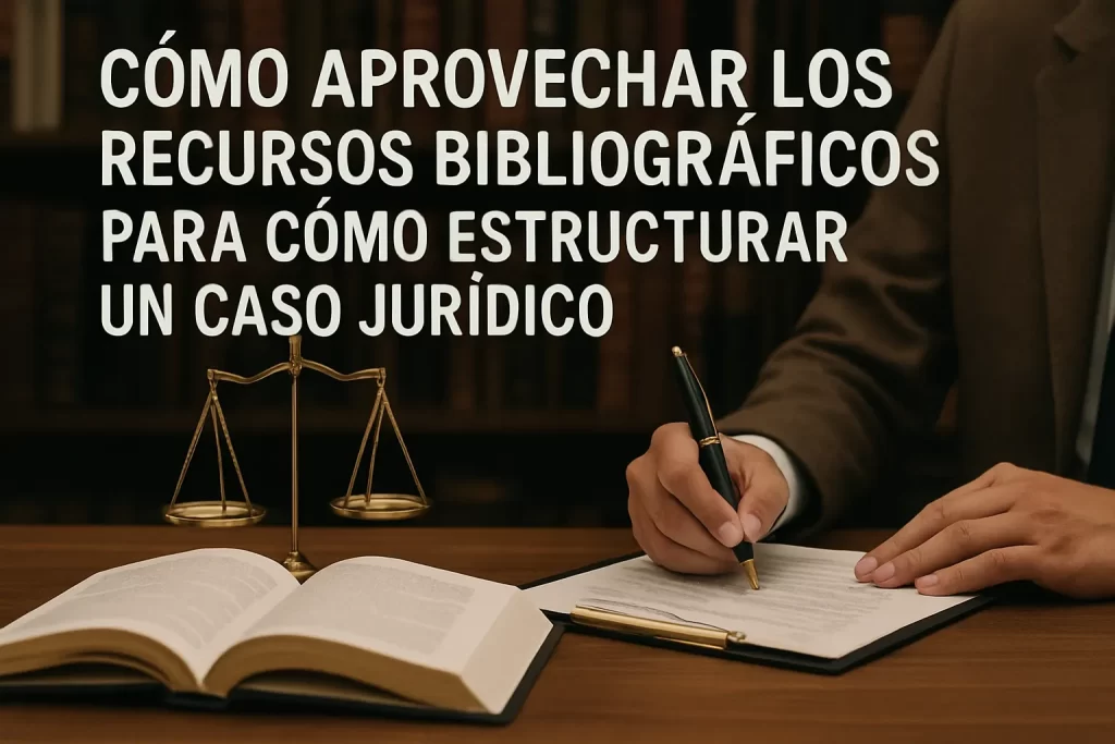 cómo aprovechar los recursos bibliográficos para Cómo estructurar un caso jurídico