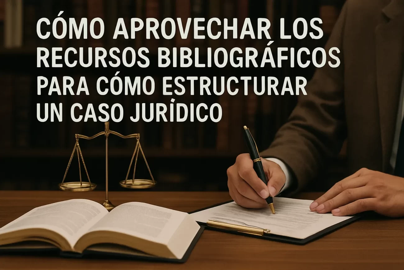 cómo aprovechar los recursos bibliográficos para Cómo estructurar un caso jurídico
