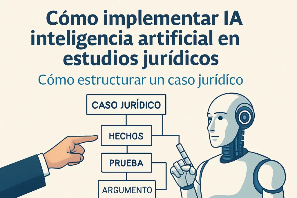 cómo implementar inteligencia artificial en estudios jurídicos Cómo estructurar un caso jurídico