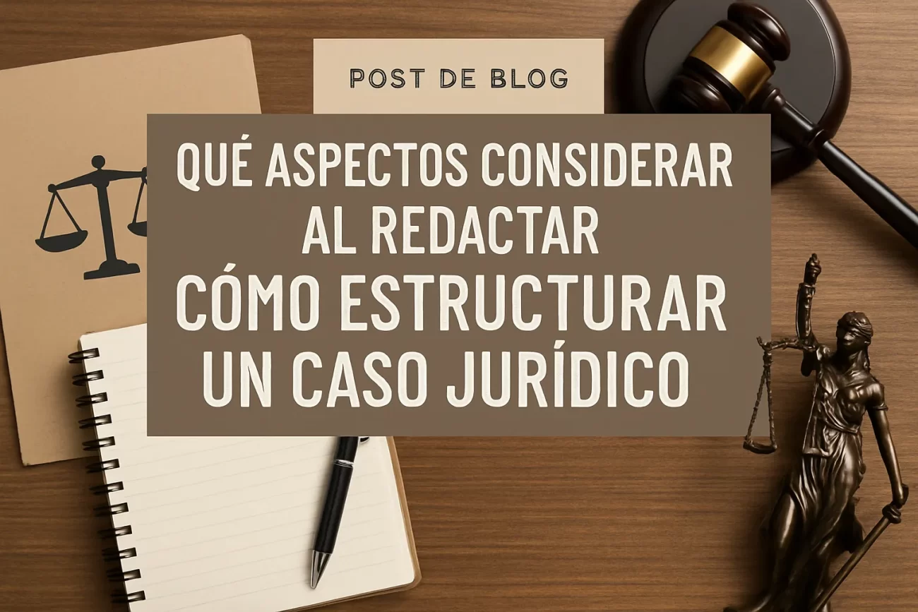 que-aspectos-considerar-al-redactar-Como-estructurar-un-caso-juridico | C. Abogados News qué aspectos considerar al redactar Cómo estructurar un caso jurídico