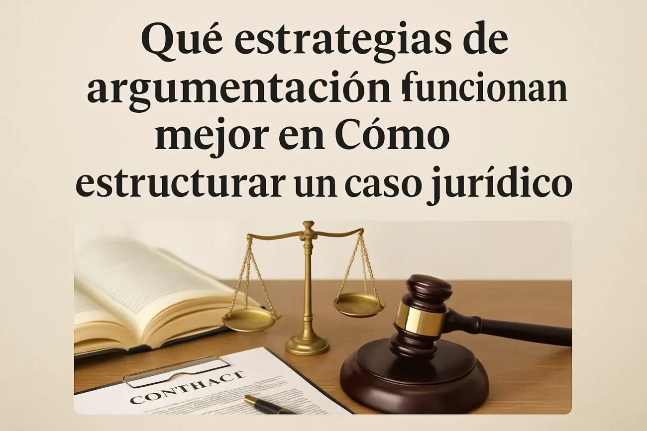que-estrategias-de-argumentacion-funcionan-mejor-en-Como-estructurar-un-caso-juridico | C. Abogados News qué estrategias de argumentación funcionan mejor en Cómo estructurar un caso jurídico
