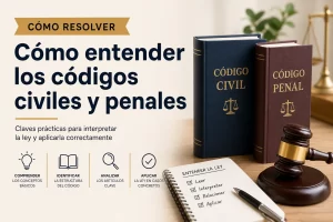 cómo resolver Cómo entender los códigos civiles y penales