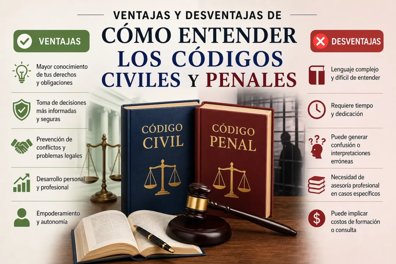 ventajas-y-desventajas-de-Como-entender-los-codigos-civiles-y-penales | C. Abogados News ventajas y desventajas de Cómo entender los códigos civiles y penales