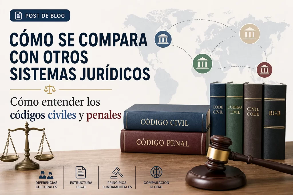 cómo se compara con otros sistemas jurídicos Cómo entender los códigos civiles y penales