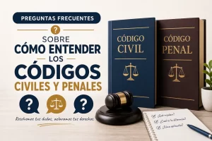 preguntas frecuentes sobre Cómo entender los códigos civiles y penales