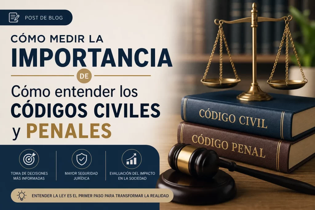 cómo medir la importancia de Cómo entender los códigos civiles y penales