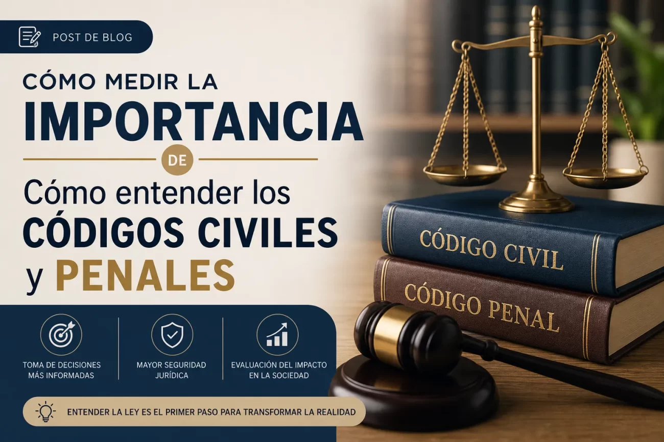 cómo medir la importancia de Cómo entender los códigos civiles y penales